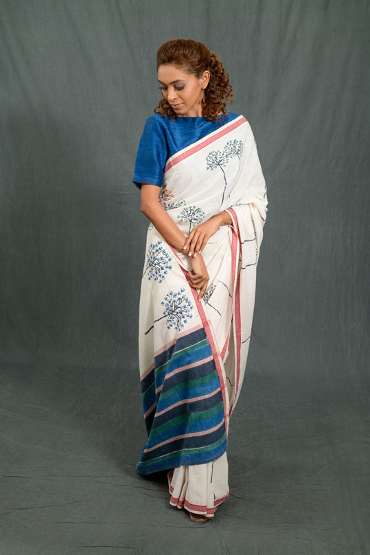 Dandellion Kora Cotton Sari