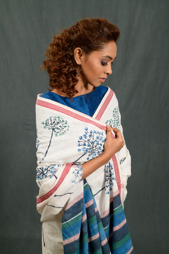 Dandellion Kora Cotton Sari